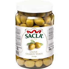 Sacla Gigante Whole Green Olives 1.7L