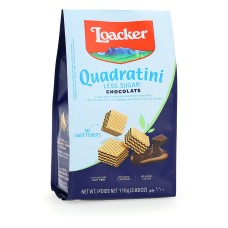 Loacker Quadratini Less Sugar Chocolate 110g