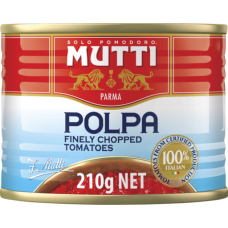 Mutti Polpa Chopped Tomatoes 210g
