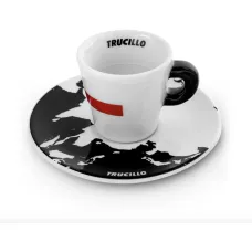 Trucillo Logo World Espresso Cup with Saucer 60ml