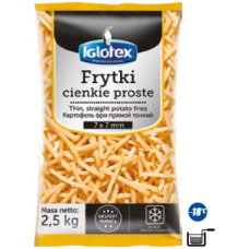 Frutki French Fries 7x7 Frozen 2.5kg